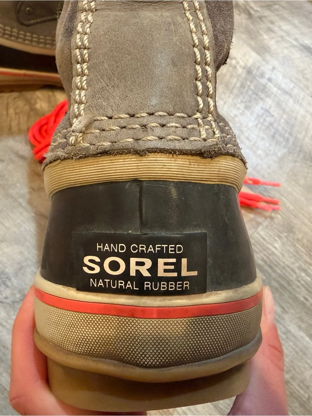 Sorel Joan of Arc - tall Lace-Up Winter Boots with printed fleece